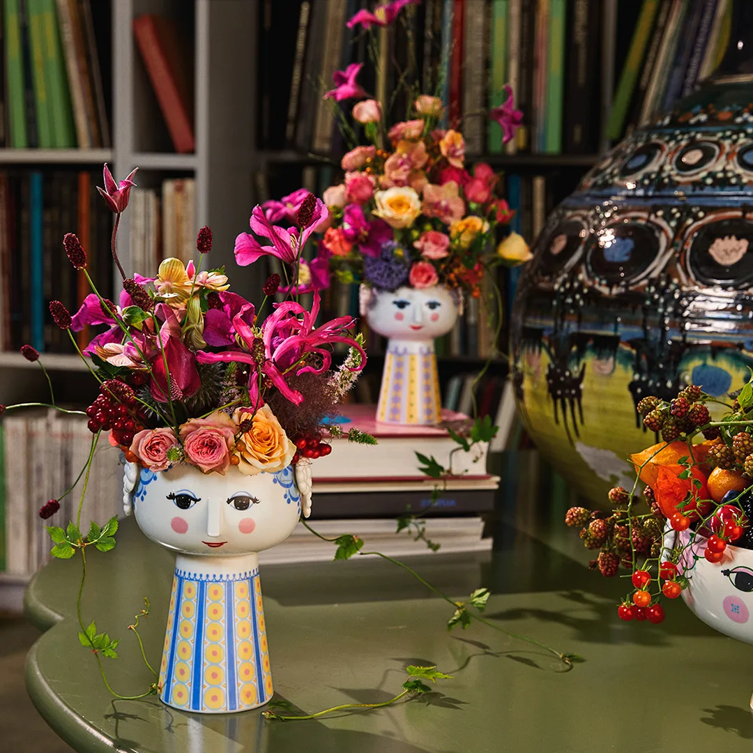 Eva βάζο 15 cm, Μωβ Bjørn Wiinblad