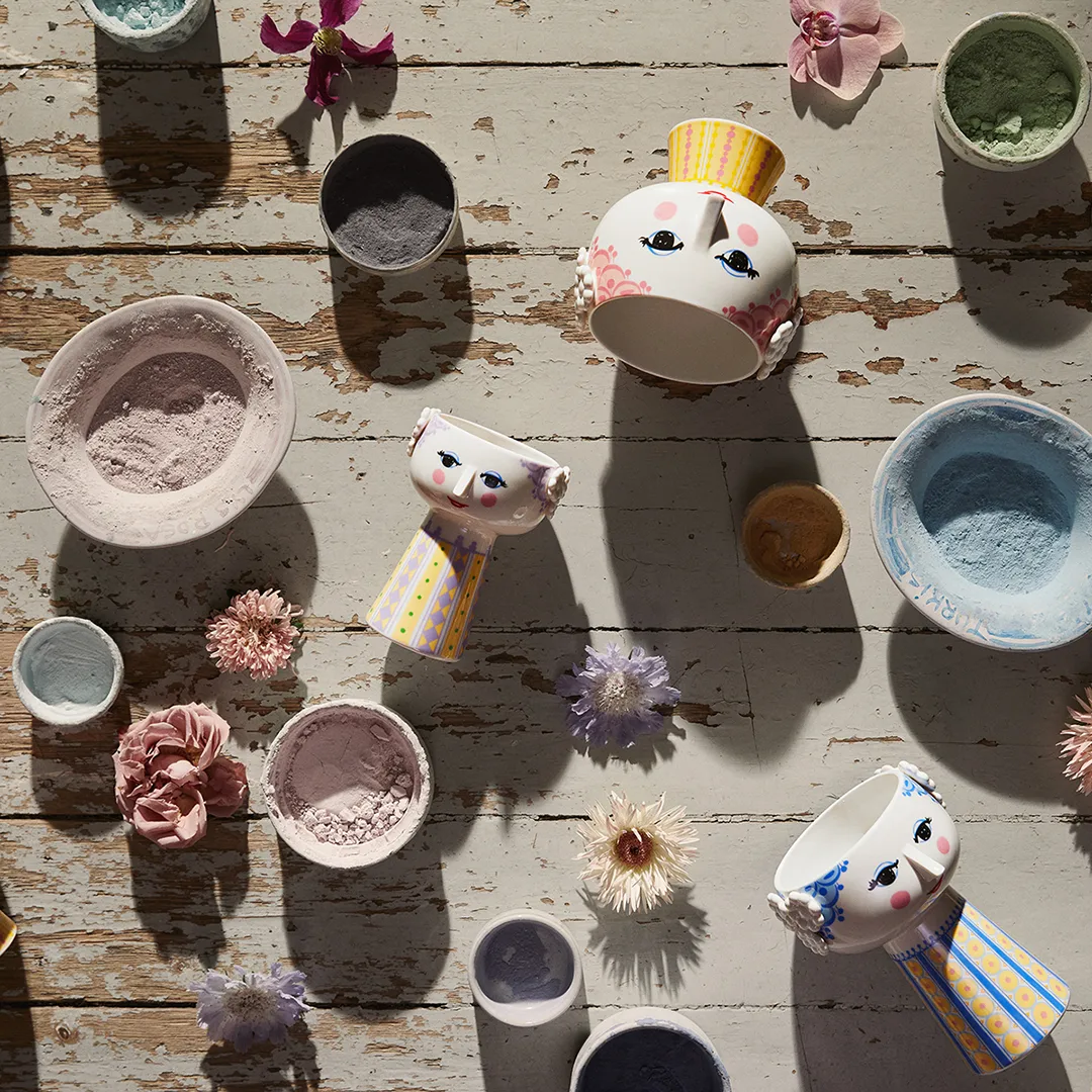 Eva βάζο 15 cm, Μωβ Bjørn Wiinblad