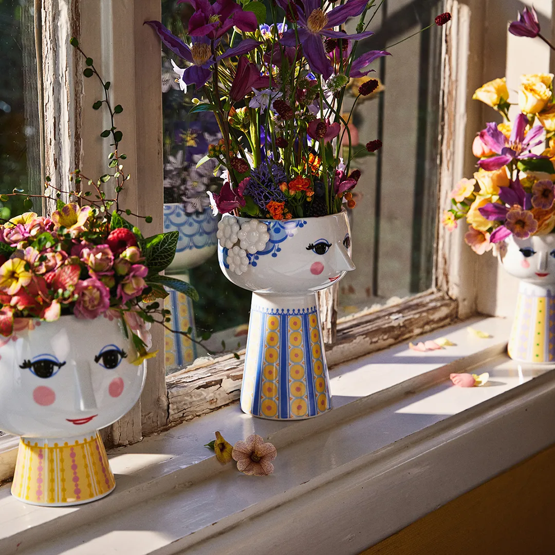 Eva γλάστρα με βάση Ø15,5 cm, Ροζ Bjørn Wiinblad