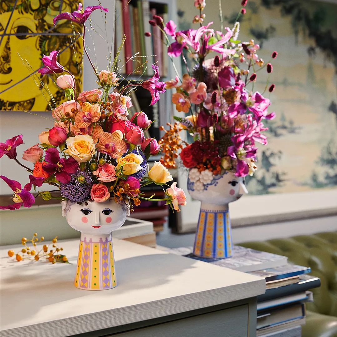 Eva βάζο 18,5 cm, Μπλε-μπλε Bjørn Wiinblad