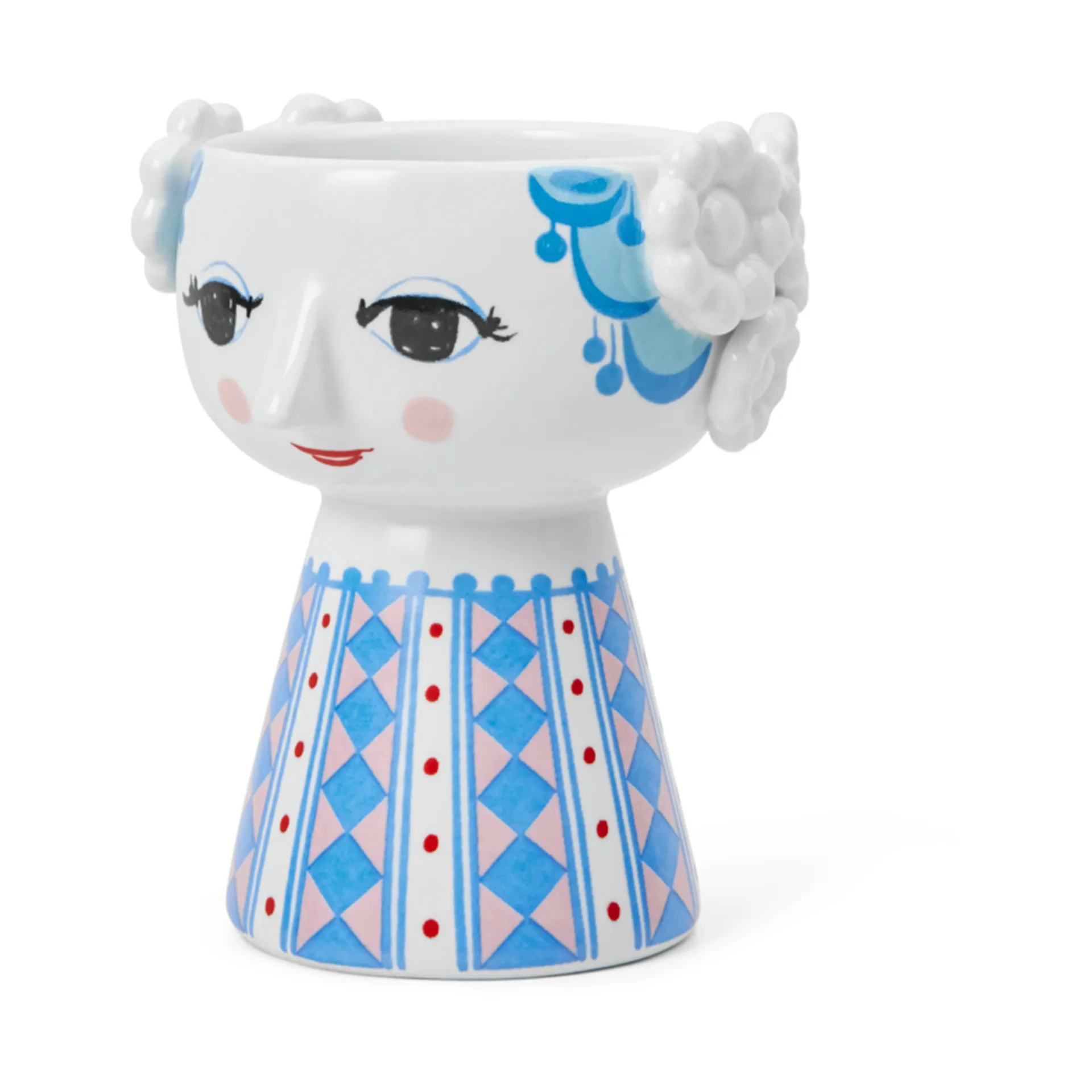 Κηροπήγιο Eva 9,5 cm, σκούρο μπλε Bjørn Wiinblad