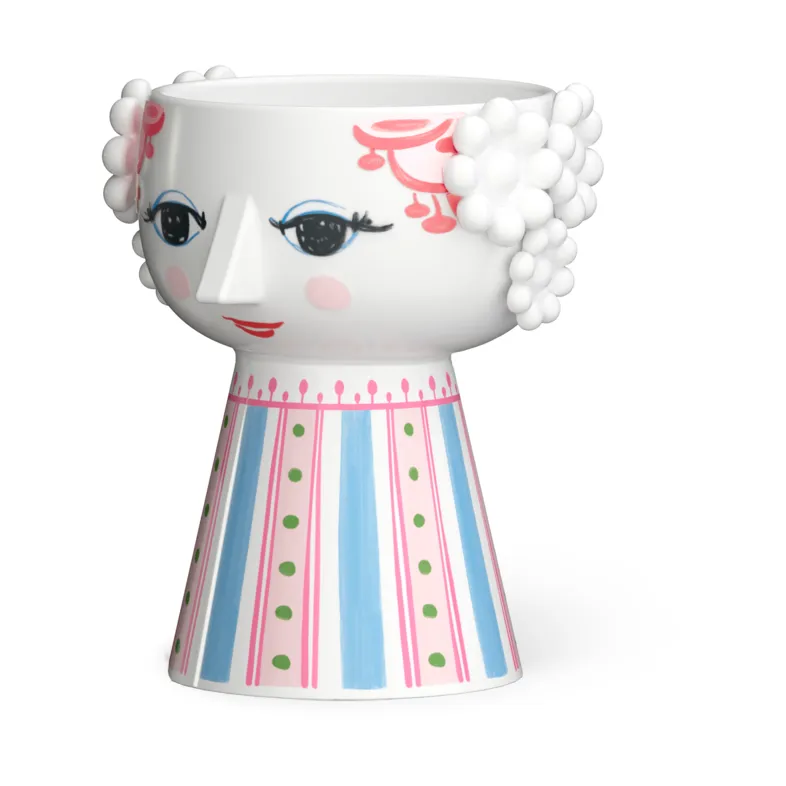 Κηροπήγιο Eva 9,5 cm, Ρόζα Bjørn Wiinblad