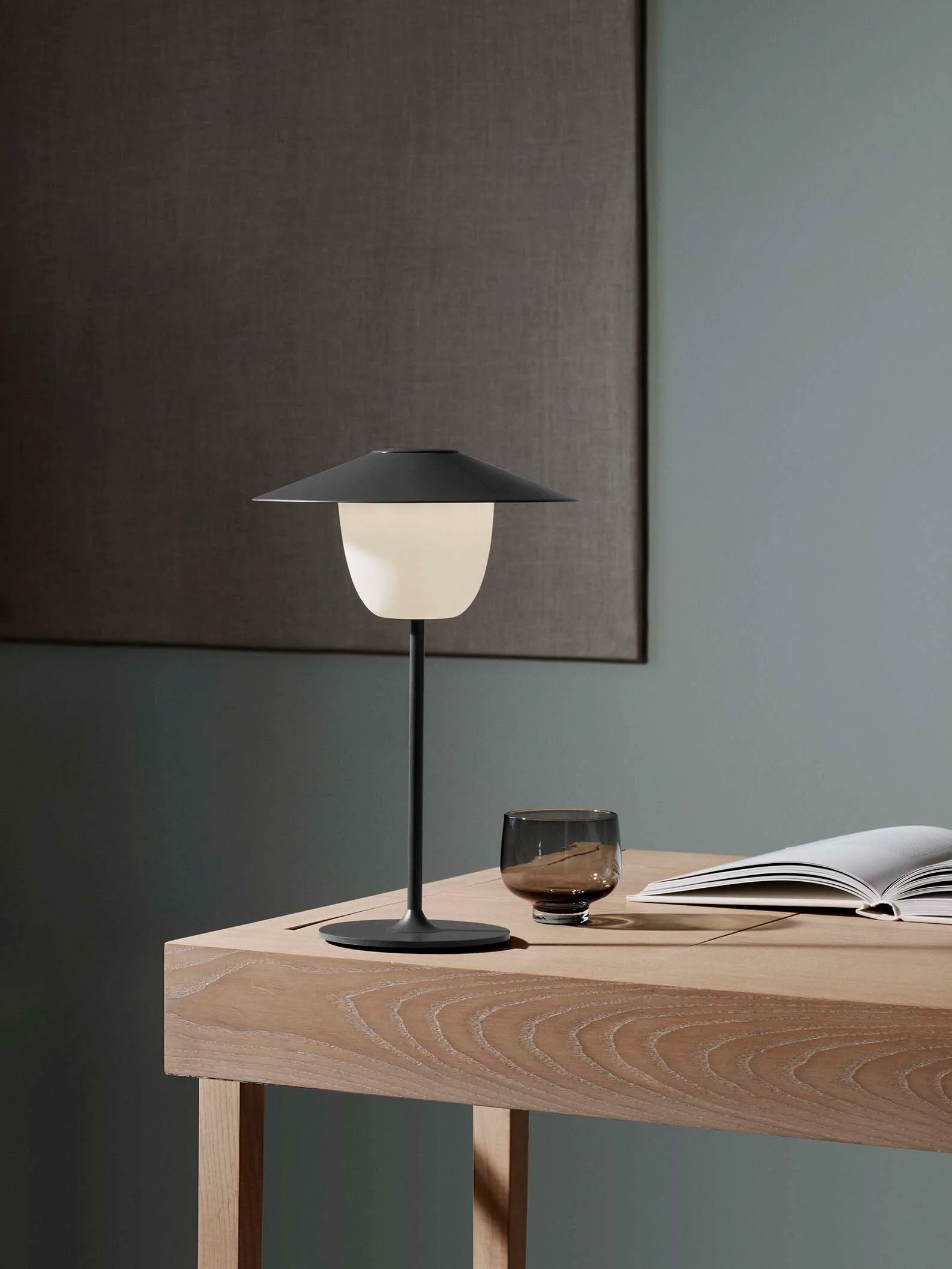 Ani mobile LED-φωτιστικό 33 cm, θερμό γκρι (σκούρο γκρι) blomus