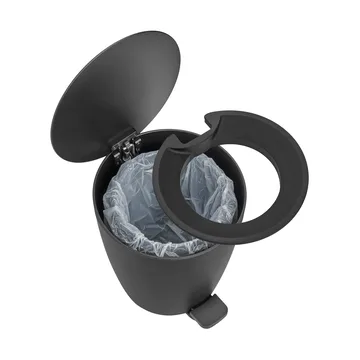 Ava κάδος με πεντάλ - Black, 3 l - blomus