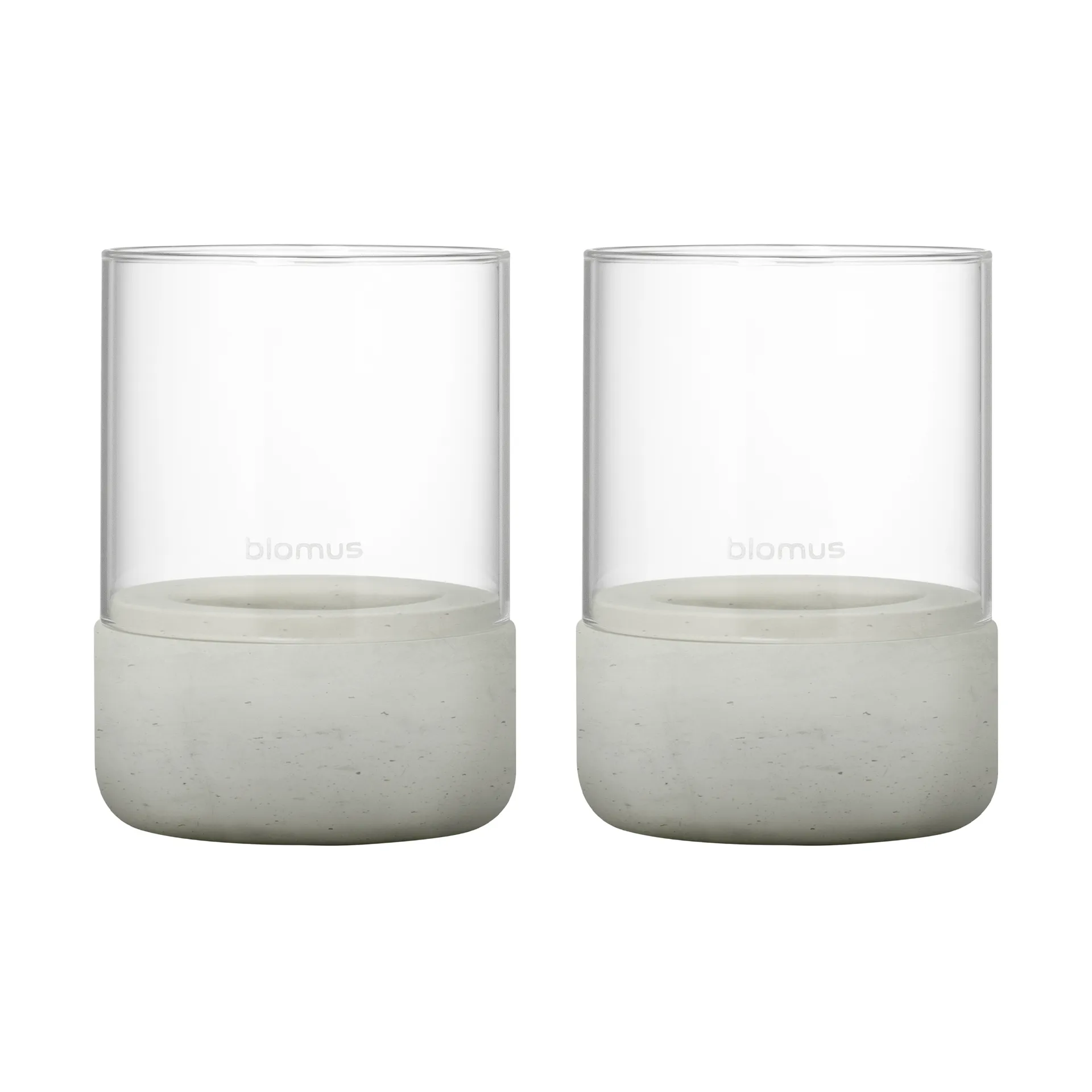 Calma κερί Ø7 εκ. 2-pack, Light grey blomus