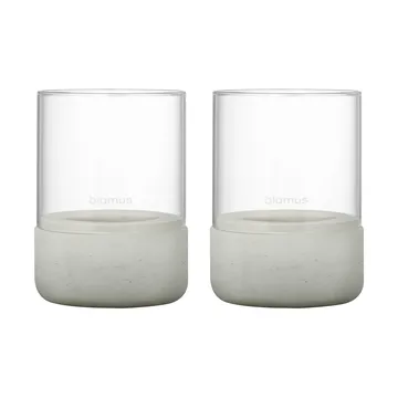 Calma κερί Ø7 εκ. 2-pack - Light grey - blomus