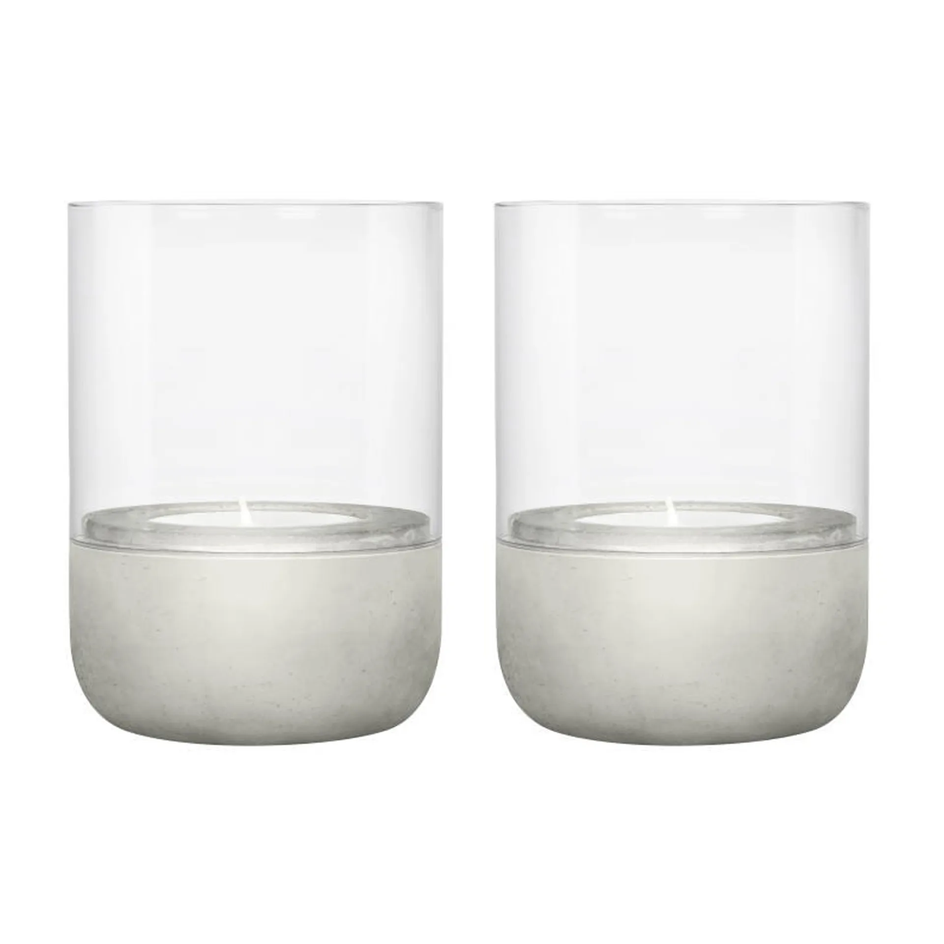 Calma κερί Ø7 εκ. 2-pack, Light grey blomus