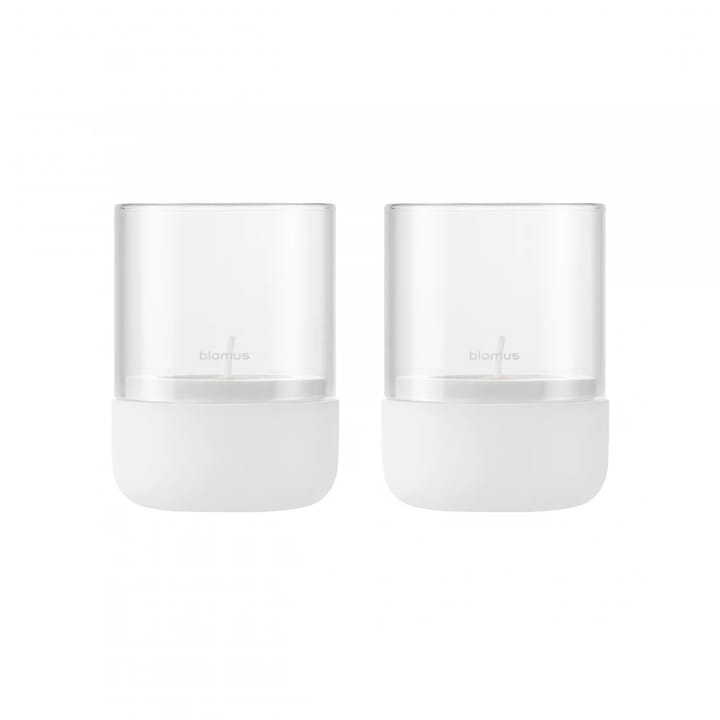 Calma κερί Ø7 εκ. 2-pack, Lily white Blomus