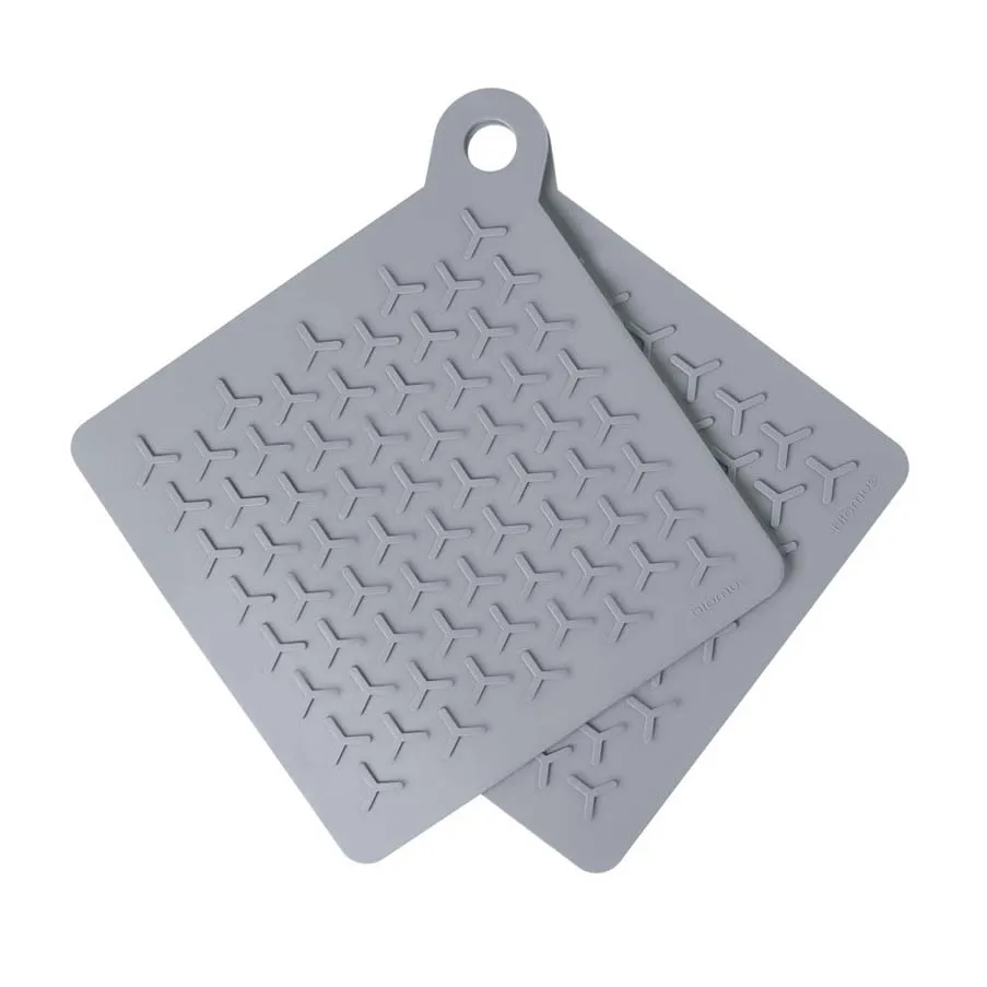 Flip γάντι φούρνου Συσκευασία 2 τεμαχίων, δέρμα καρχαρία (γαλάζιο) blomus