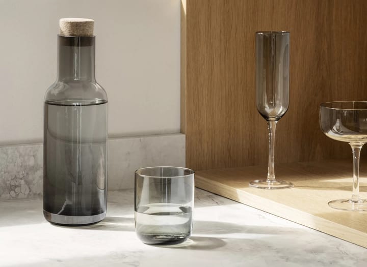 Ποτήρι σαμπάνιας Fuumi 22 cl σε συσκευασία 4 τεμαχίων, Smoke-clear blomus