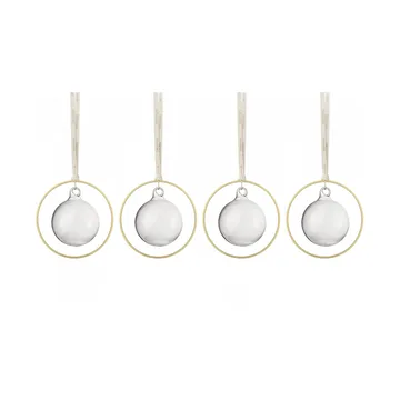 KITAI χριστουγεννιάτικη μπάλα 8,5 cm 4-σετ - Clear - blomus