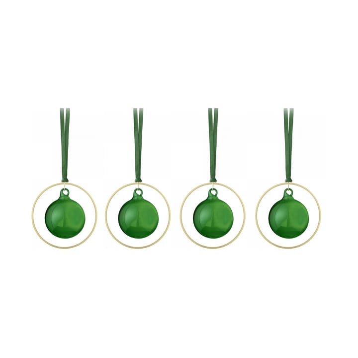 KITAI χριστουγεννιάτικη μπάλα 8,5 cm 4-σετ - Duck green - Blomus