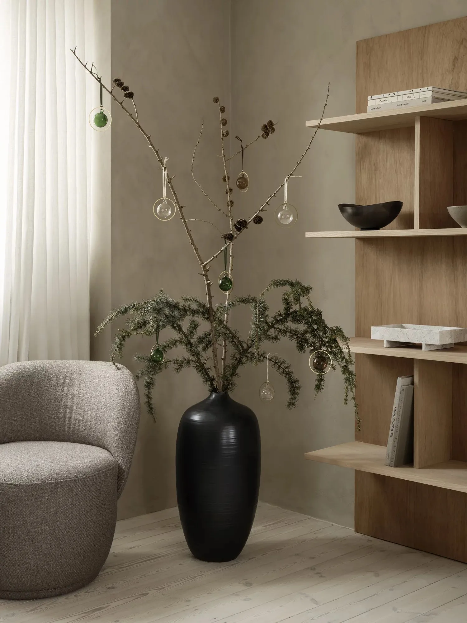 KITAI χριστουγεννιάτικη μπάλα 8,5 cm 4-σετ, Duck green blomus