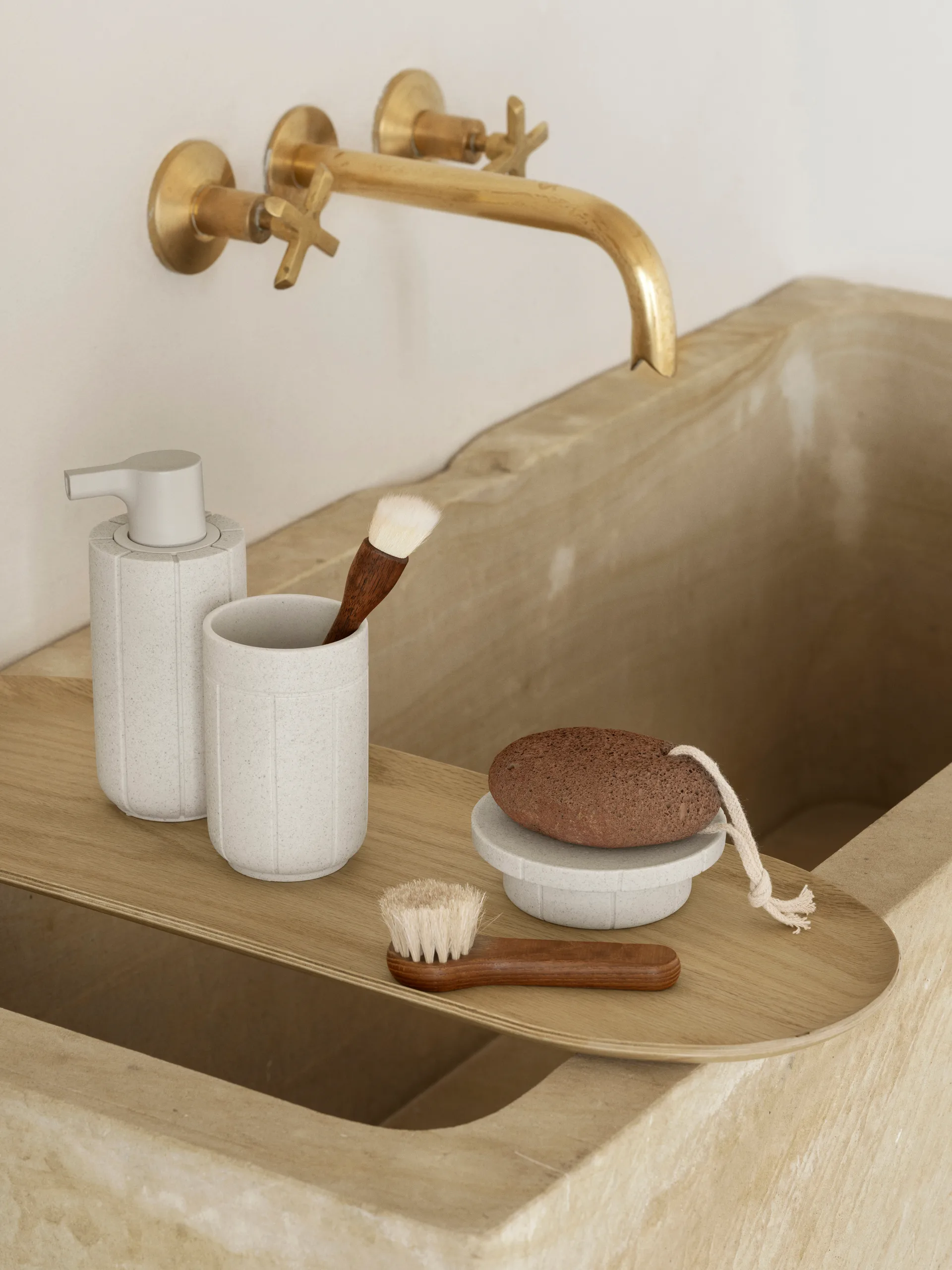 Kua ποτηράκι οδοντόβουρτσας, Moonbeam, Ø7x11 εκ. blomus