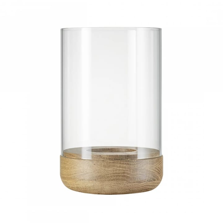 Lanto lantern φανός M Ø12 εκ, Transparent-oak blomus