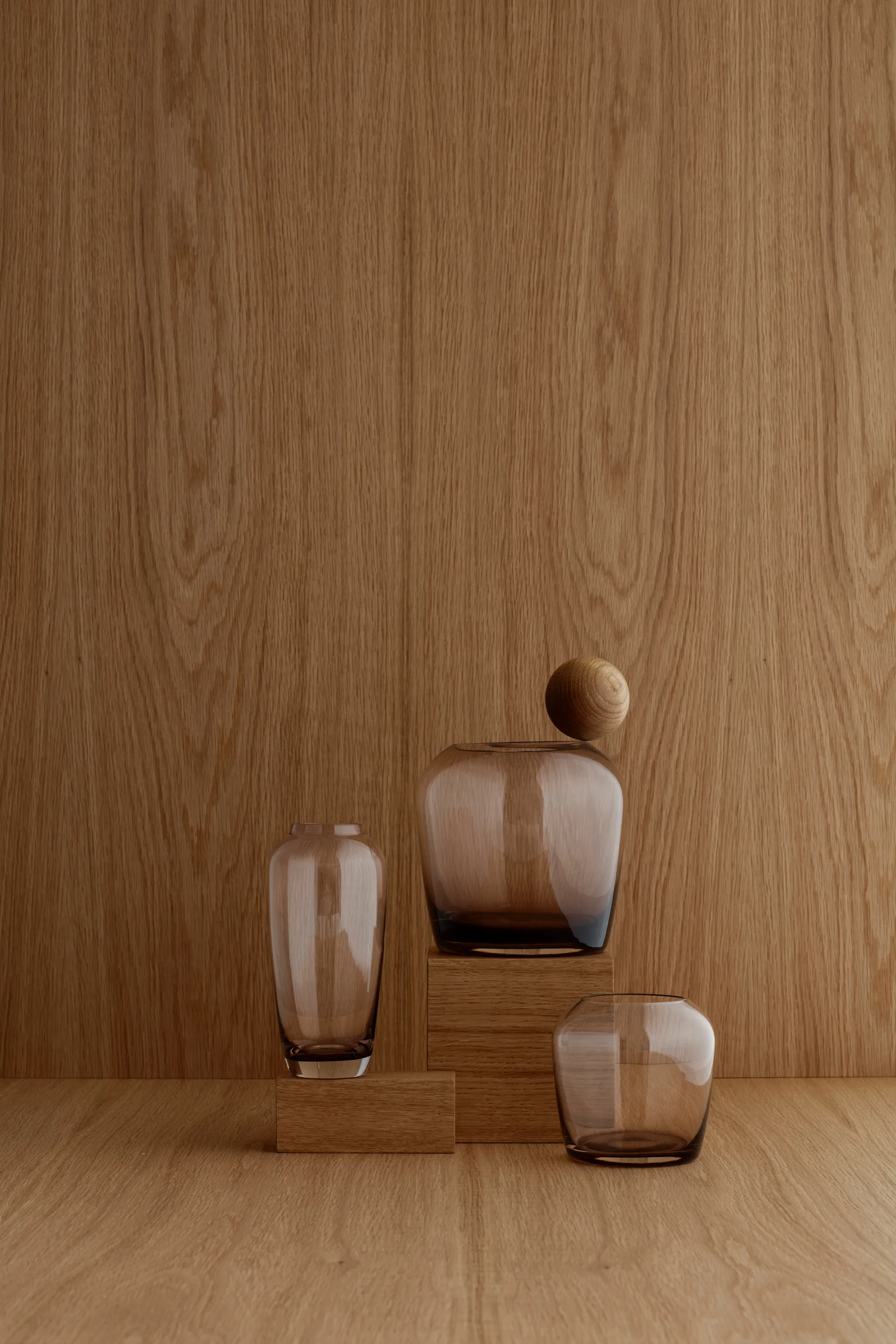 Leta βάζο 17 cm, Καφές blomus