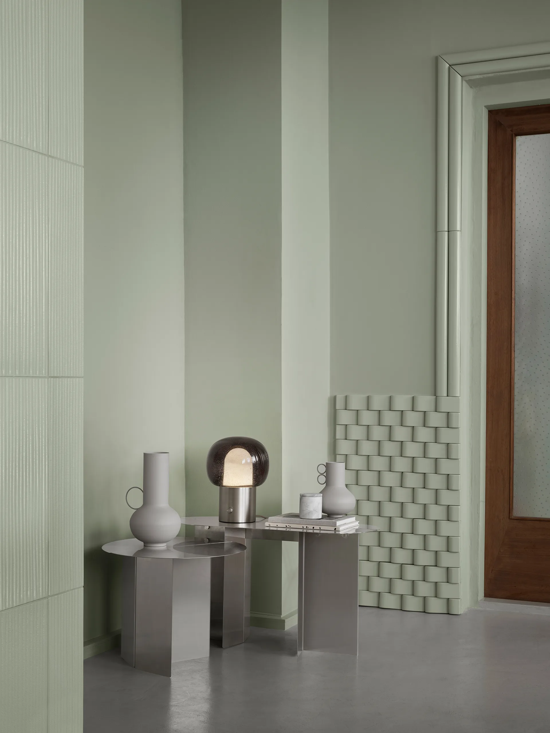 Loha βάζο 20 εκ., Moonbeam blomus