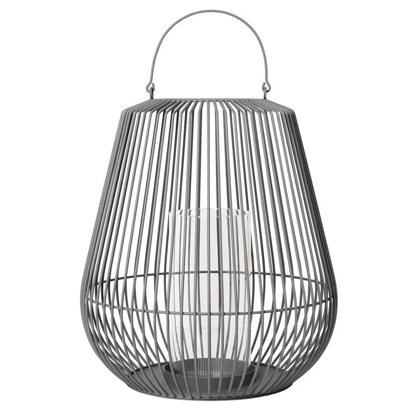 Nidea φανάρι 61,5 cm, Γκρι του ατσαλιού (σκούρο γκρι) blomus