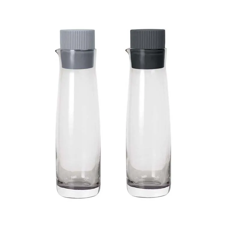 Olvigo σετ για λάδι και ξίδι, δέρμα καρχαρία-μαγνήτης (γκρι-γκρι) blomus