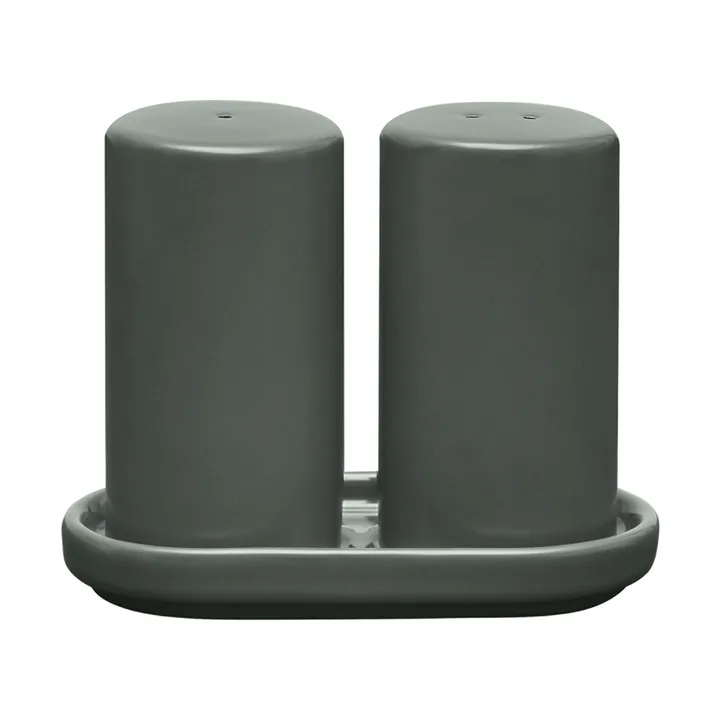 Pilar αλατιέρα & πιπεριέρα 2 τεμαχίων - Agave Green, Ø4,5x11,5 εκ. - Blomus