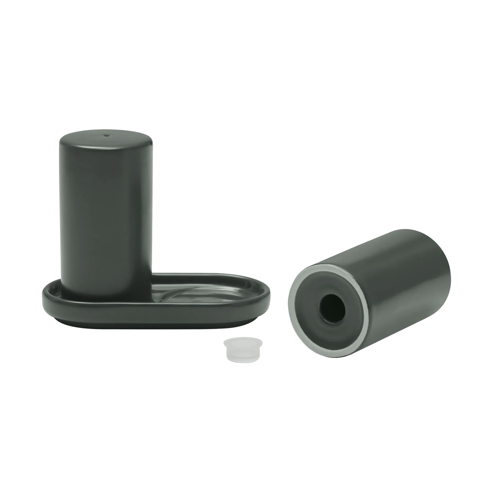 Pilar αλατιέρα & πιπεριέρα 2 τεμαχίων, Agave Green, Ø4,5x11,5 εκ. blomus