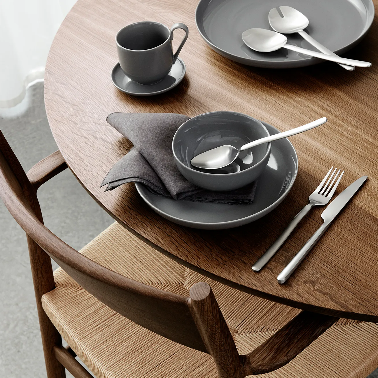 Ro μπολ για σαλάτα Ø 30 cm, Δέρμα καρχαρία blomus