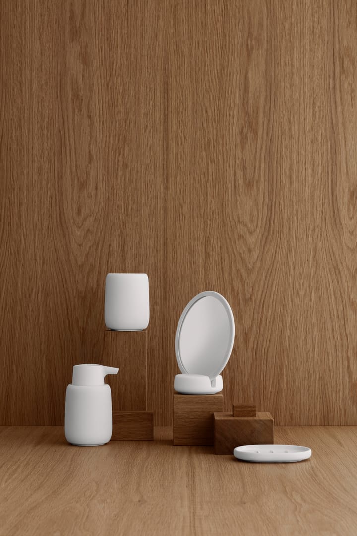 Sono Vanity επιτραπέζιος καθρέπτης Ø17 cm, Λευκό Blomus