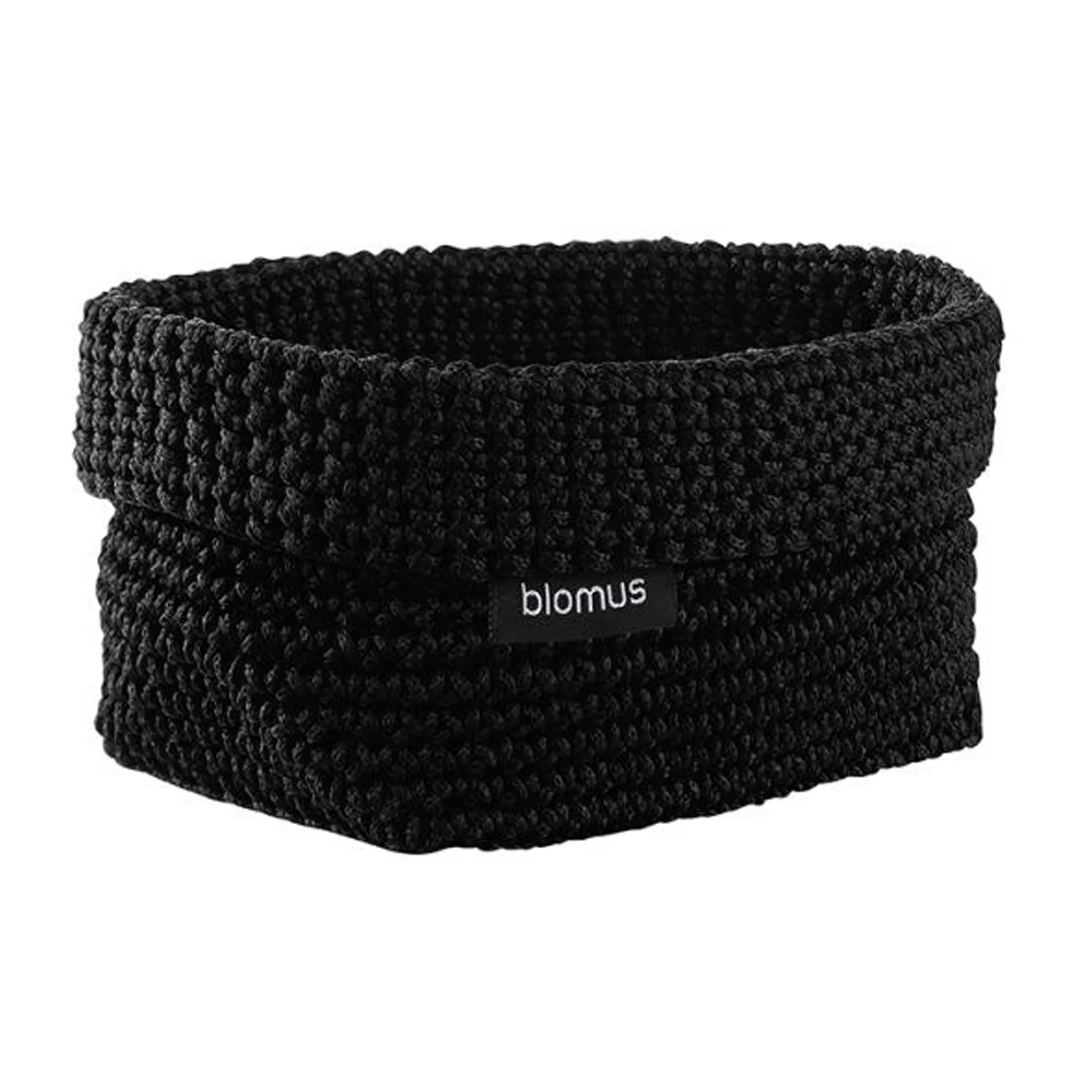 Υφασμάτινο καλάθι, Tela, M 10x15 εκ, Μαύρο blomus