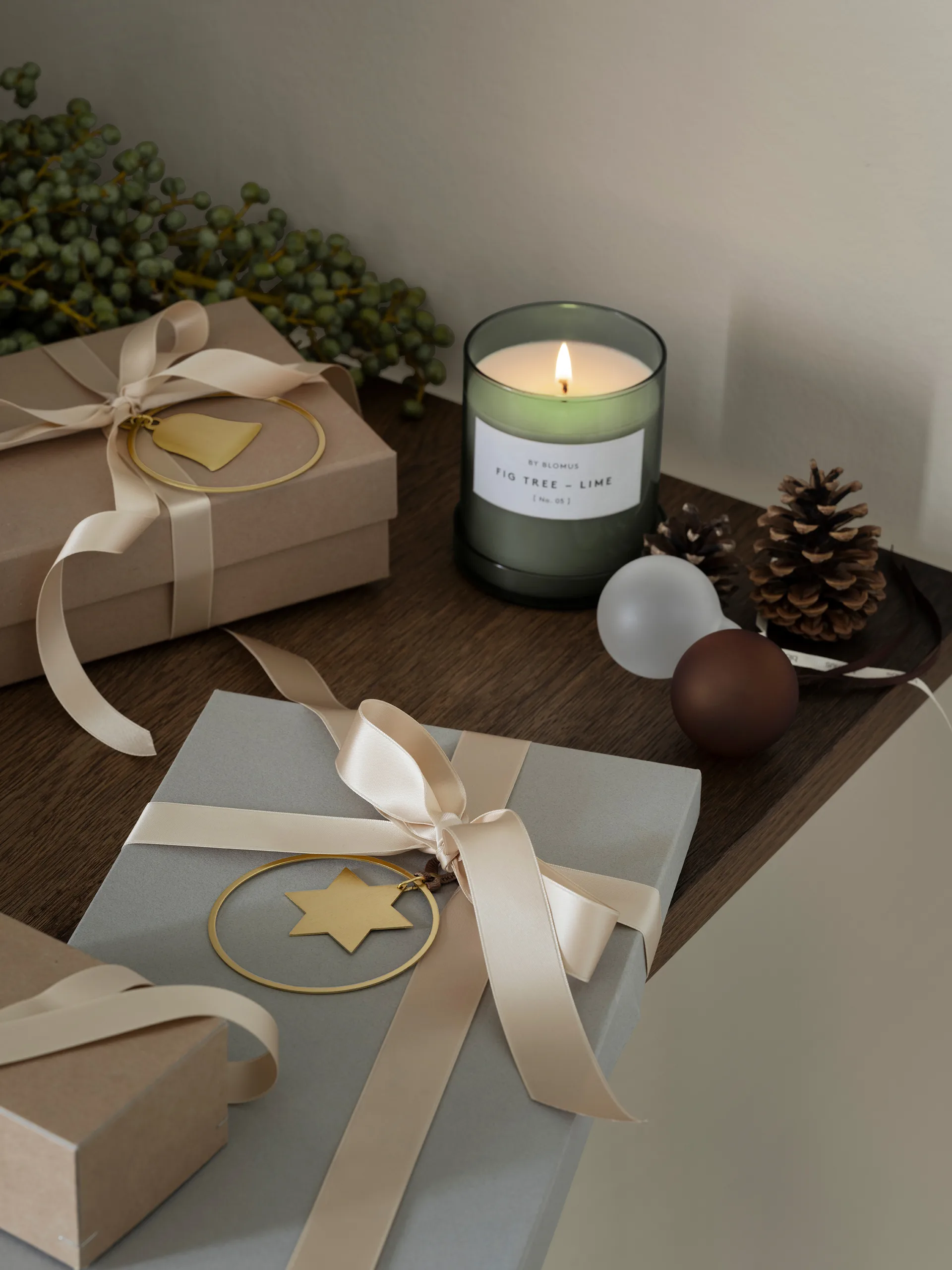 Valoa αρωματικό κερί 30 ώρες, Fikon/Lime Agave Green blomus