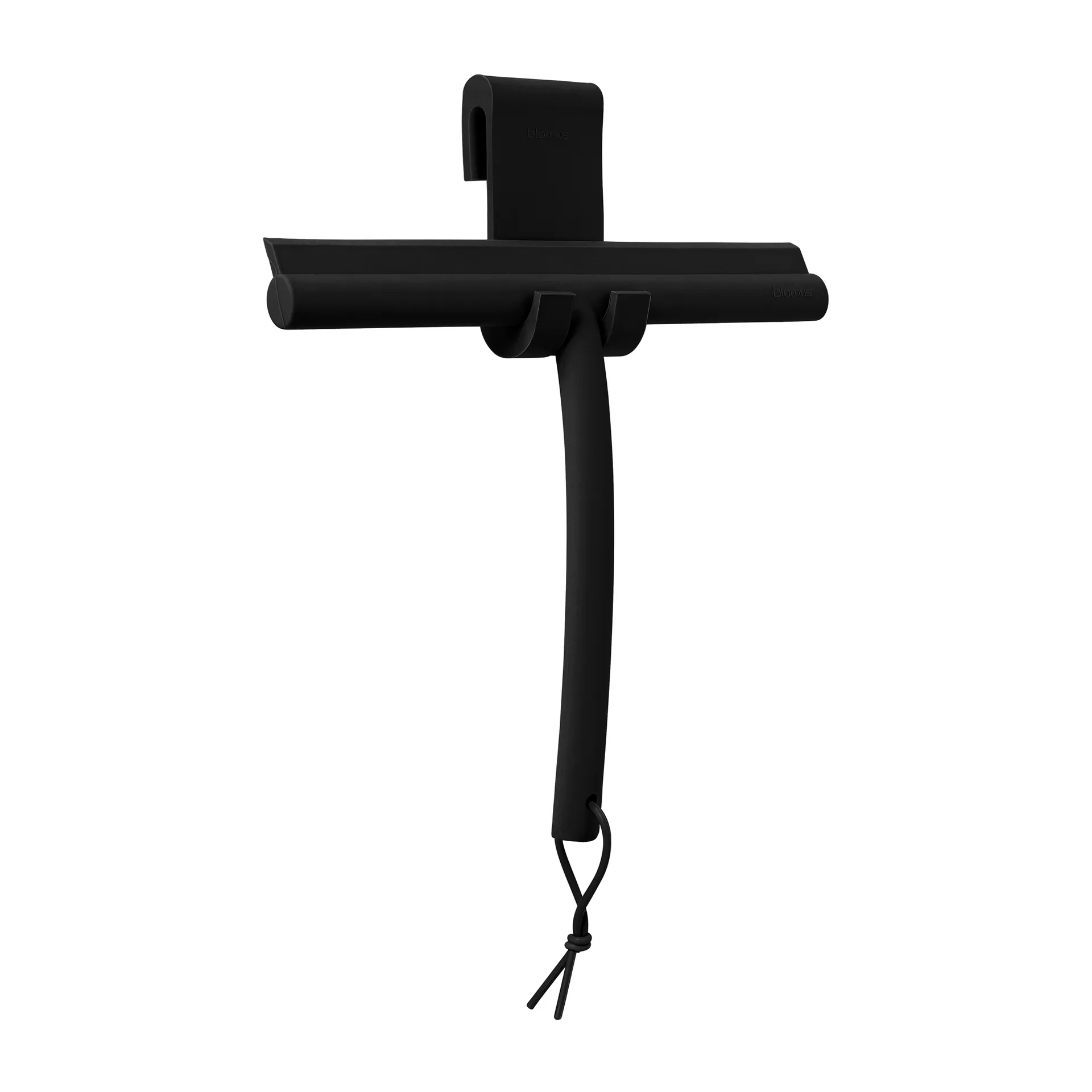 Ξύστρα ντουζιέρας Vipo με γάντζο, Μαύρο blomus