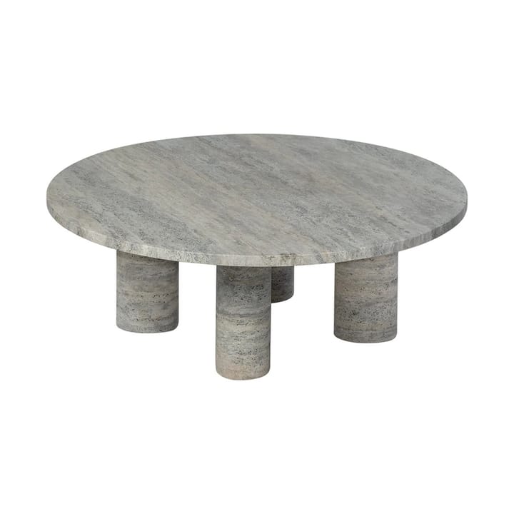 Τραπεζάκι σαλονιού Volos L Ø75 cm, Silver Travertine Blomus