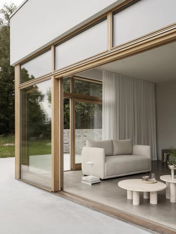 Τραπεζάκι σαλονιού Volos L Ø75 cm - Travertine - Blomus