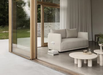 Τραπεζάκι σαλονιού Volos L Ø75 cm - Travertine - Blomus