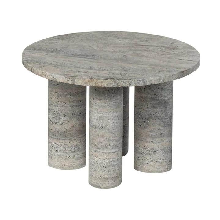 Πλαϊνό τραπεζάκι Volos S 52 cm, Silver Travertine Blomus