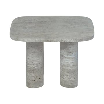 Πλαϊνό τραπεζάκι Volos S 52x52 cm - Silver Travertine - Blomus