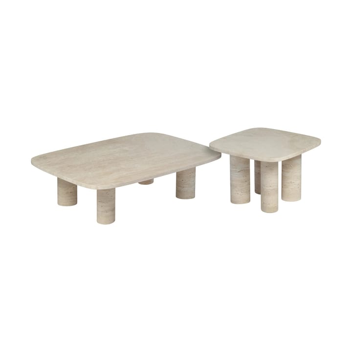 Πλαϊνό τραπεζάκι Volos S 52x52 cm, Travertine Blomus