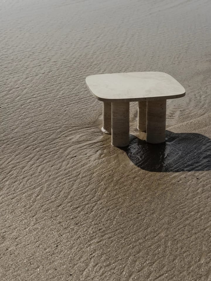 Πλαϊνό τραπεζάκι Volos S 52x52 cm, Travertine Blomus