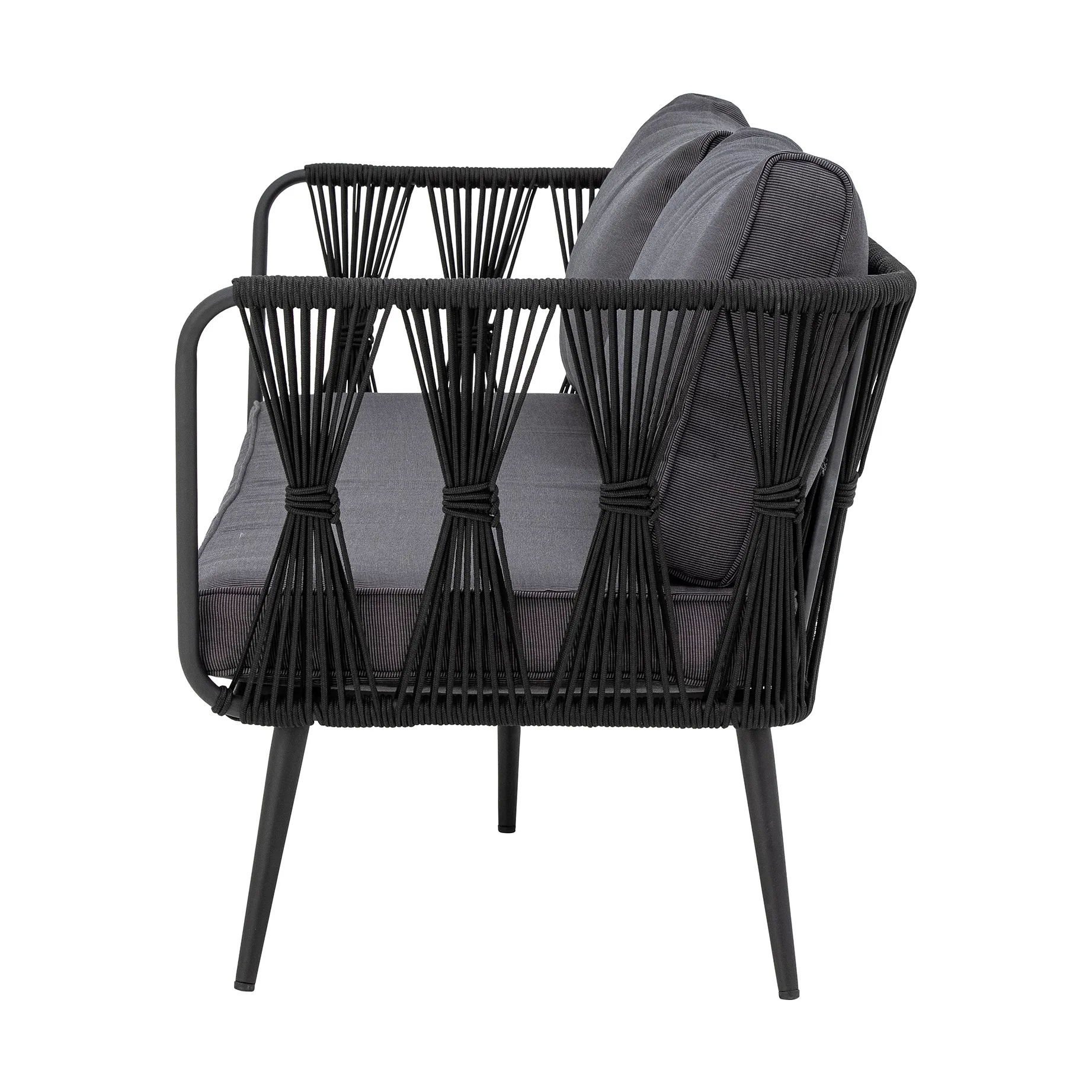 Καναπές 2,5 θέσεων Pavone, Black Bloomingville