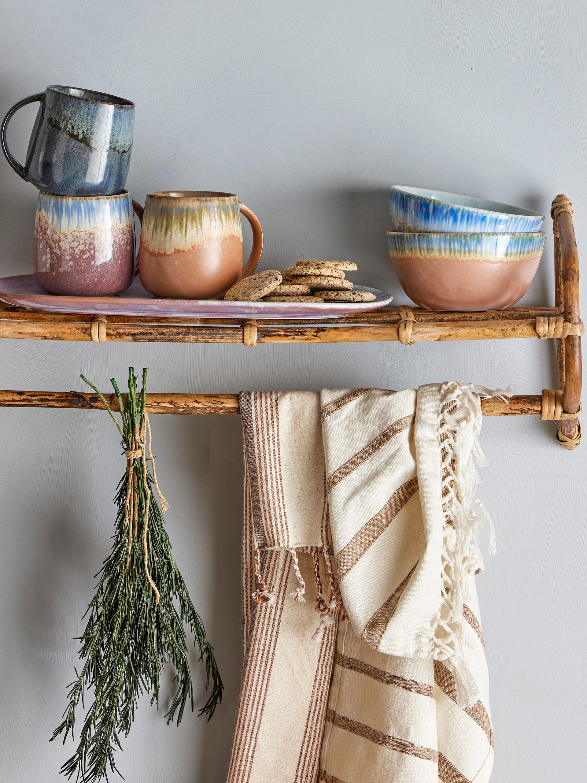 Σετ 3 τεμάχια φλιτζάνι Cloe 38 cl., Multi Bloomingville