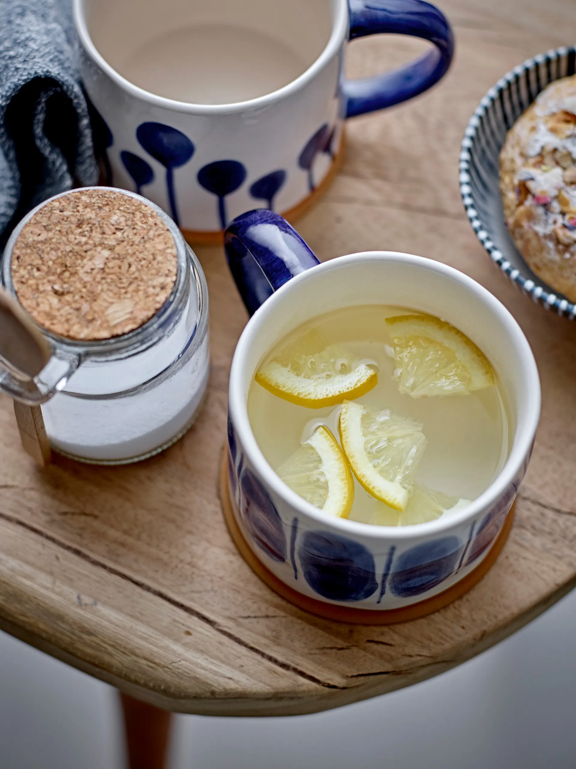 Σετ 3 τεμαχίων Linora κούπα 450 ml, Μπλε Bloomingville