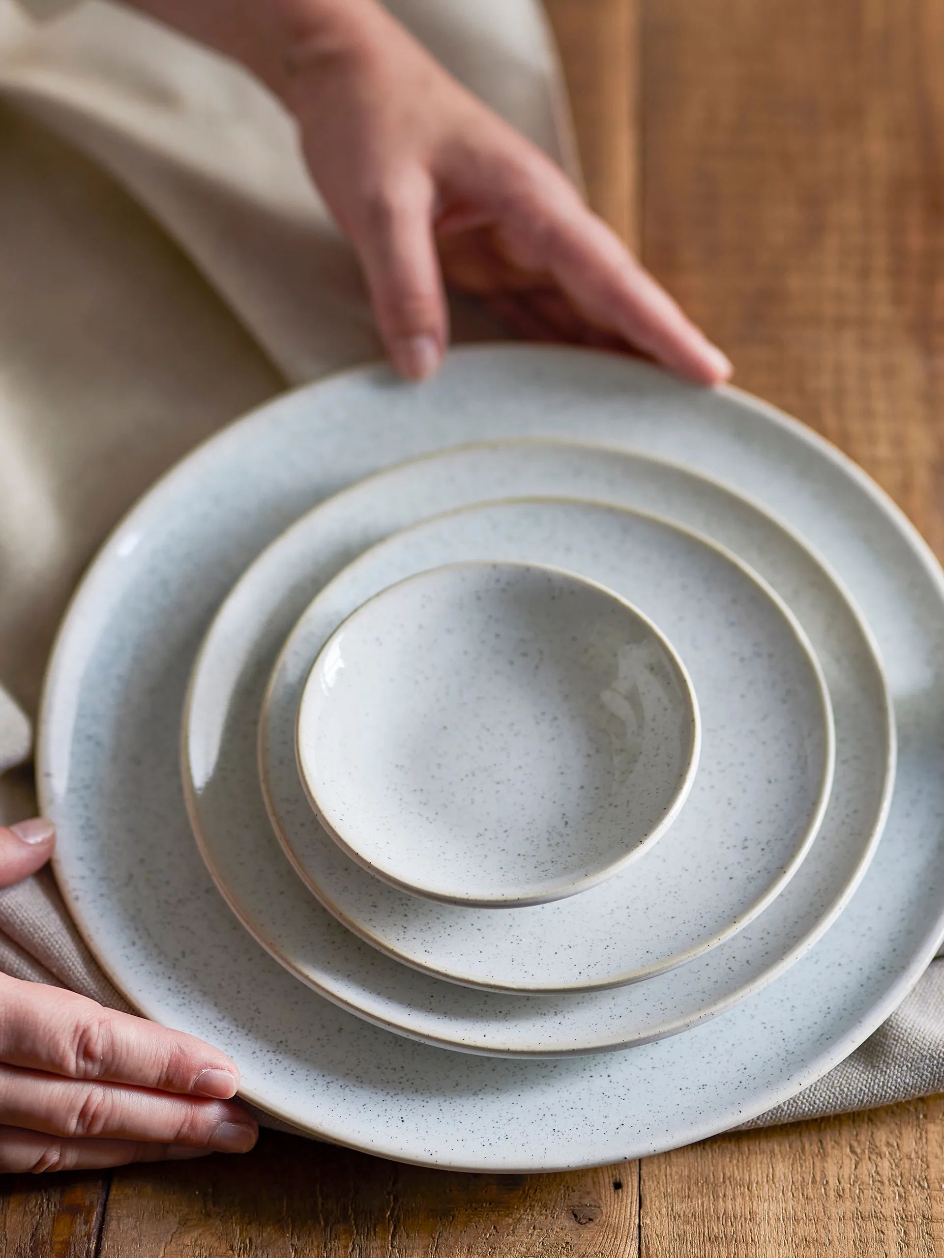 Πιάτο Addison Ø20 εκ., Άσπρο Bloomingville