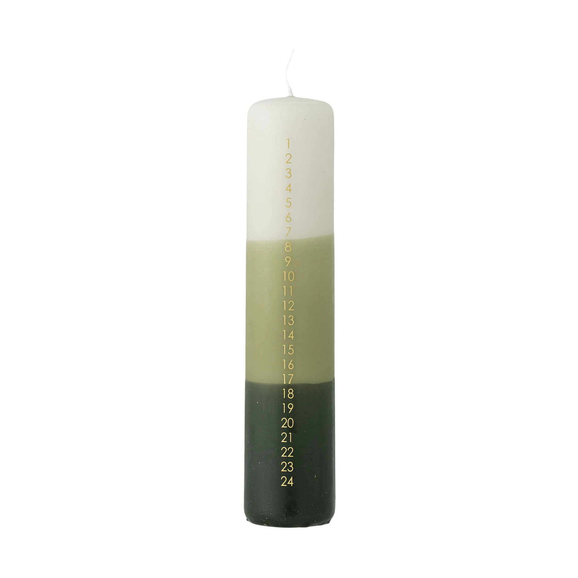 Κεριά Advent Dip Dye, Πράσινο, 25 εκ. Bloomingville