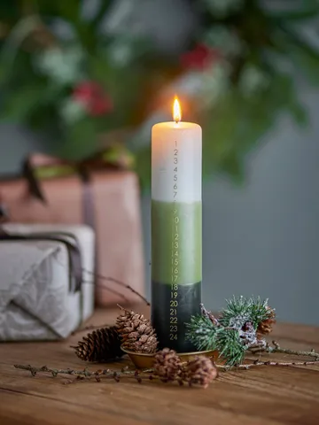 Κεριά Advent Dip Dye - Πράσινο, 25 εκ. - Bloomingville