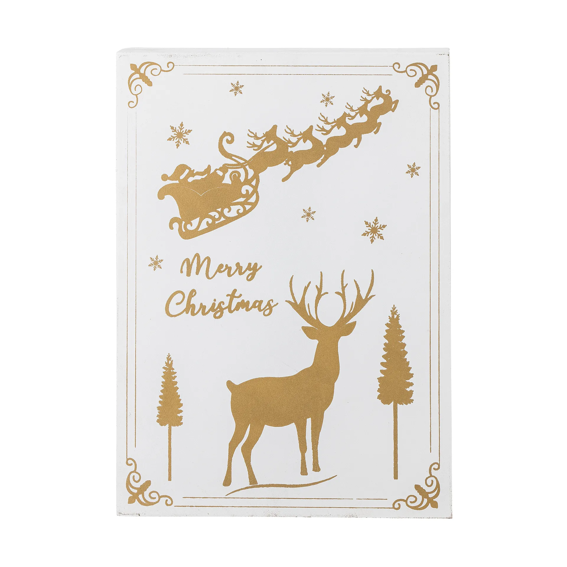 Advent Ημερολόγιο Elimar με φωτισμό, Λευκό Bloomingville