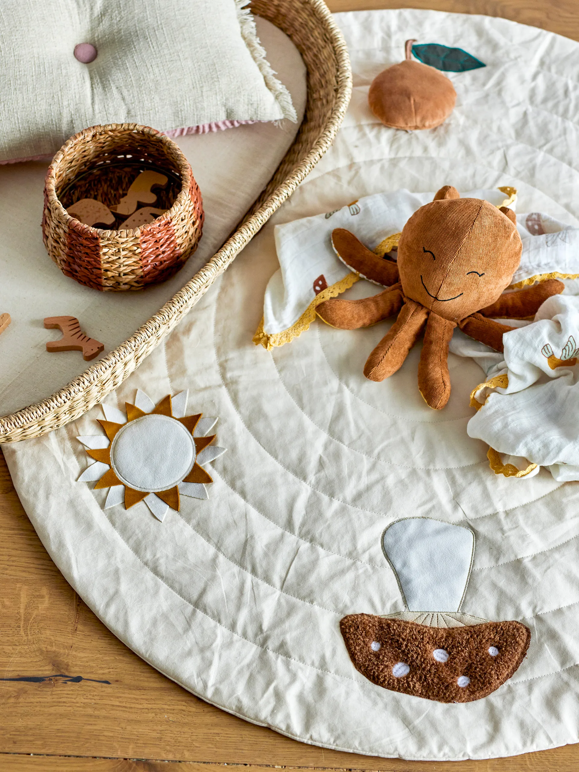 Παιχνιδότοπος Agnes Ø100 εκ., Άσπρο Bloomingville