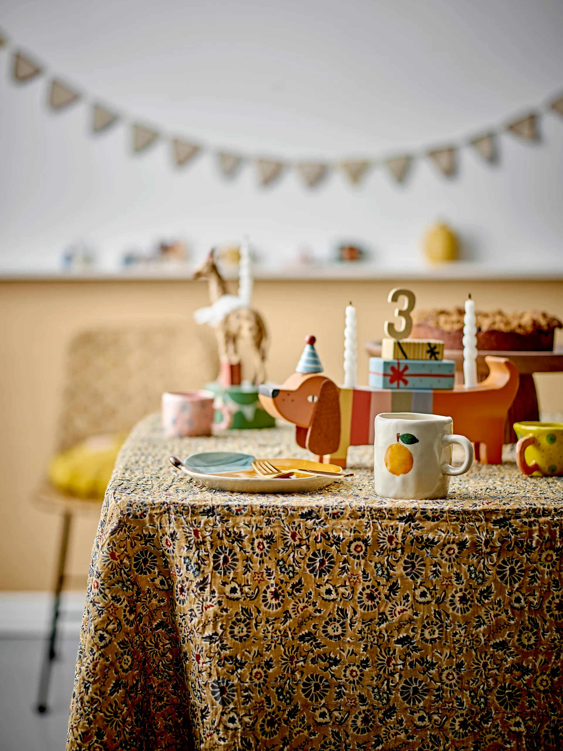 Πιάτο Agnes Ø16 cm, Πορτοκαλί Bloomingville