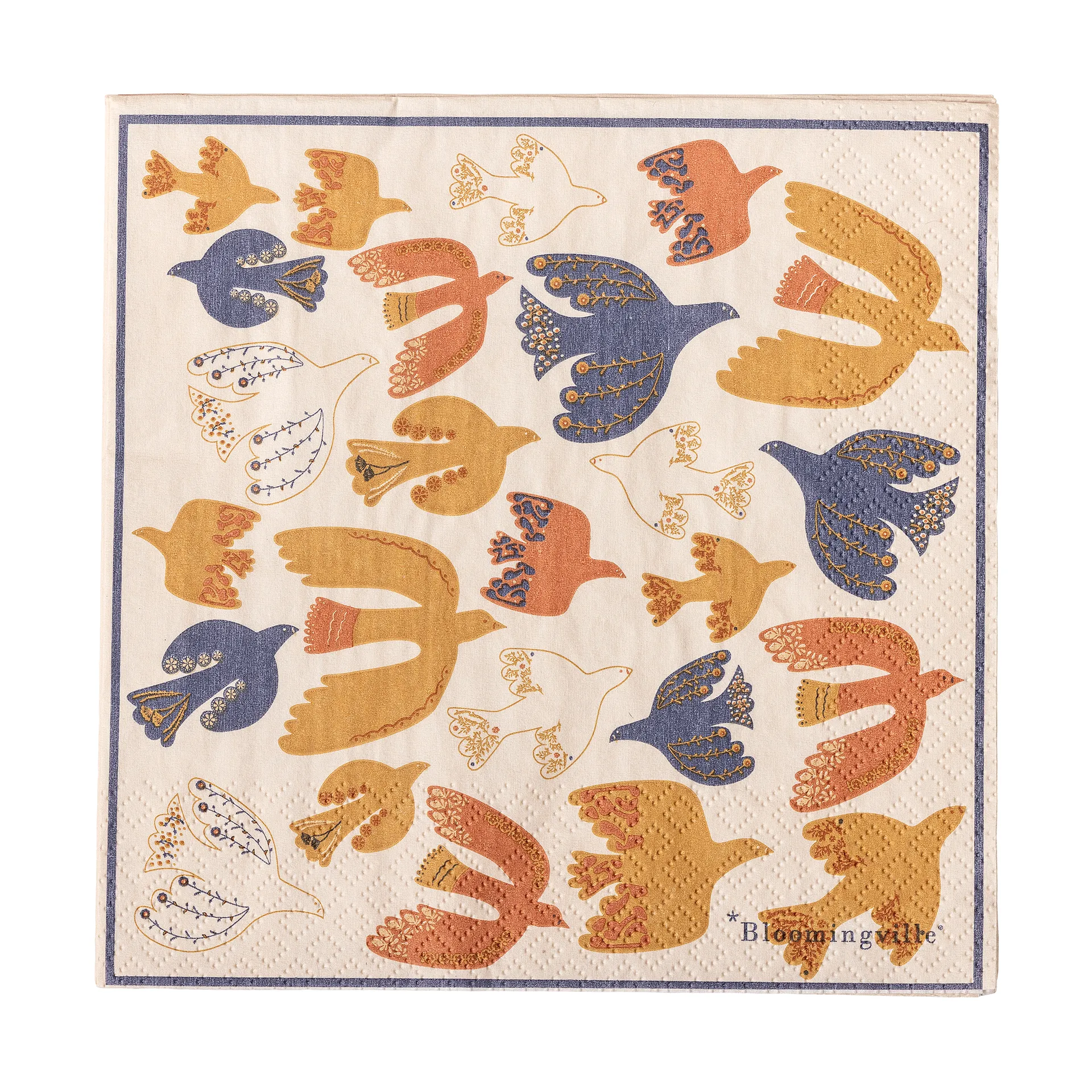 Anniversary χαρτοπετσέτες 20 τεμ., Κίτρινο Bloomingville