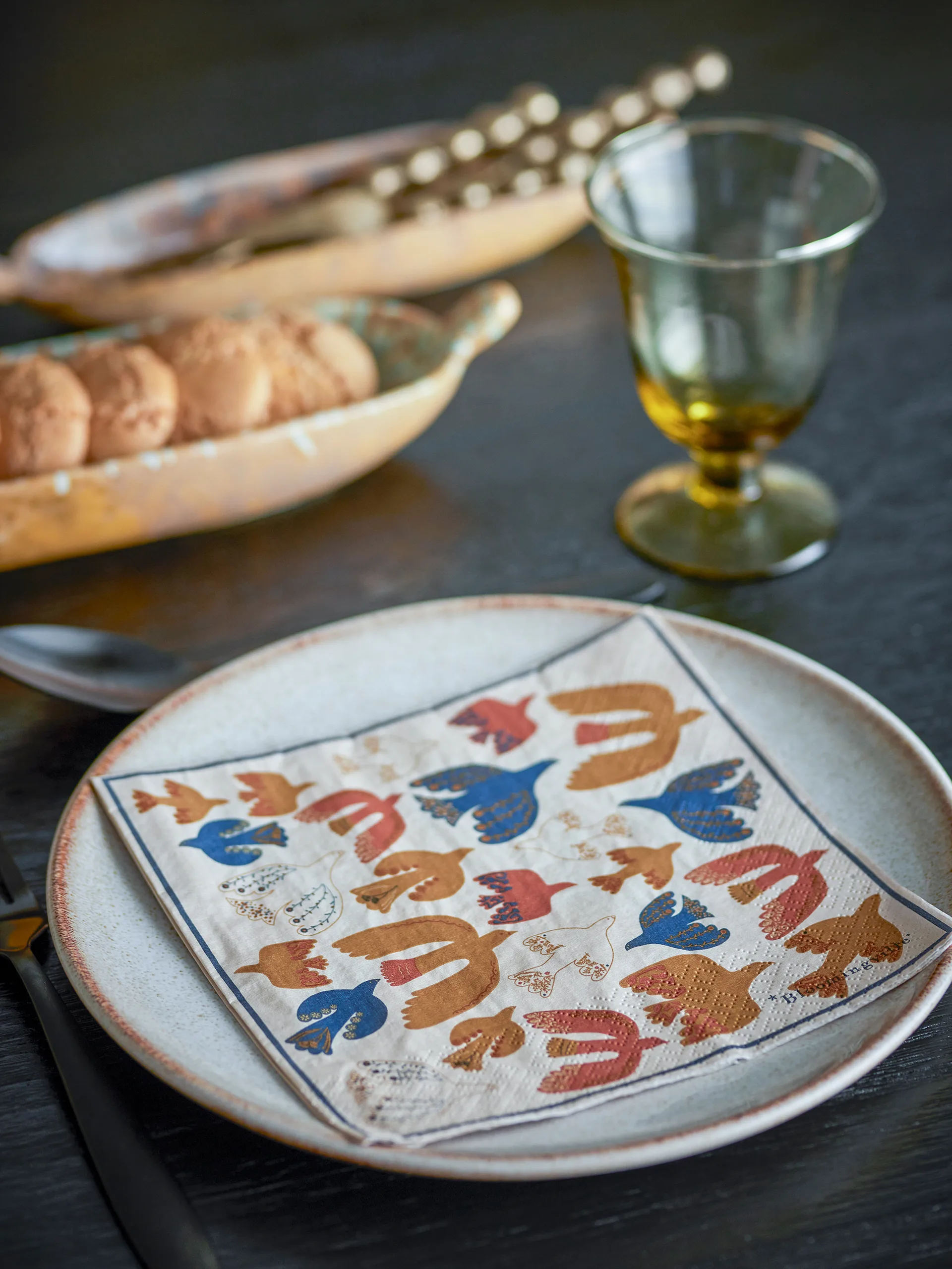 Anniversary χαρτοπετσέτες 20 τεμ., Κίτρινο Bloomingville