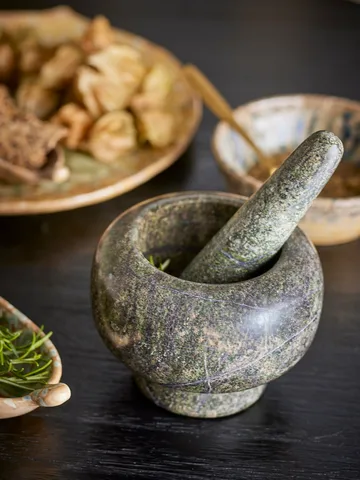 Arazo γουδί με γουδοχέρι Ø12,5 εκ. - Πράσινο - Bloomingville