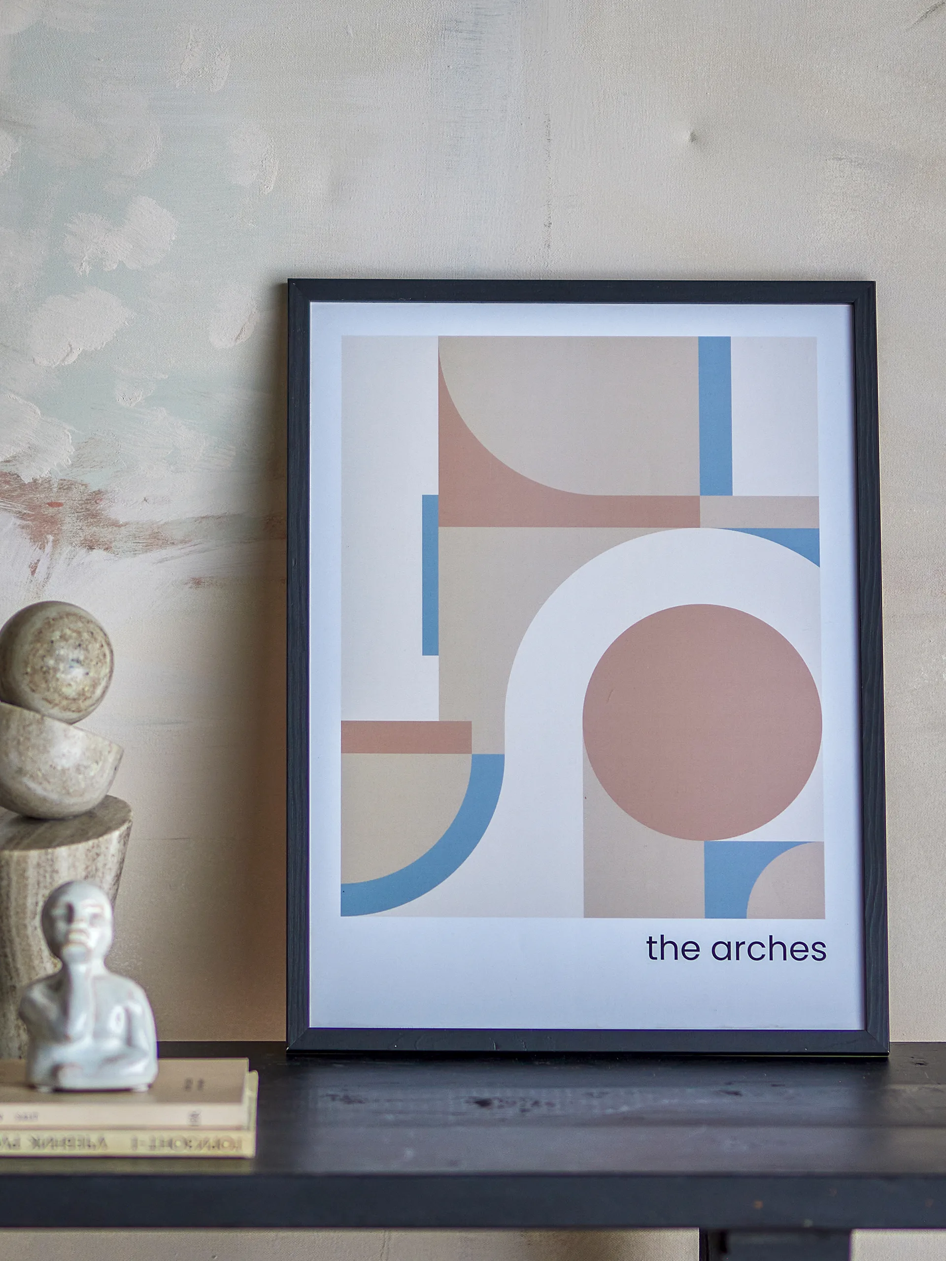 Arches πίνακας 32x42 εκ., Μαύρο πλαίσιο Bloomingville